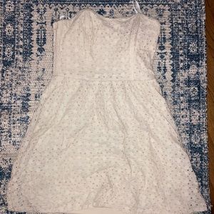 Adorable Lace White Dress